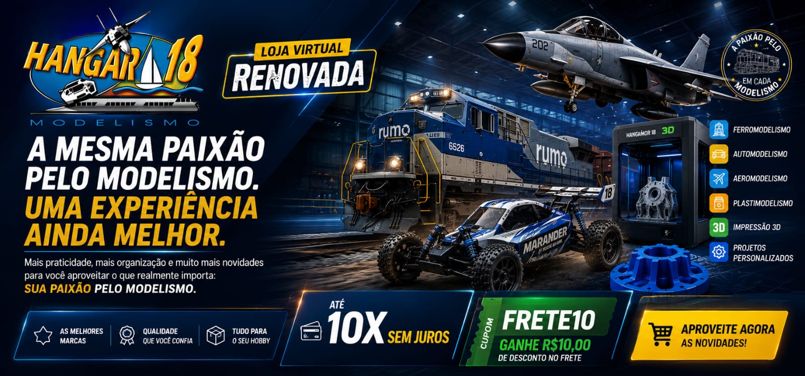 Mês dos Pais é no Hangar18