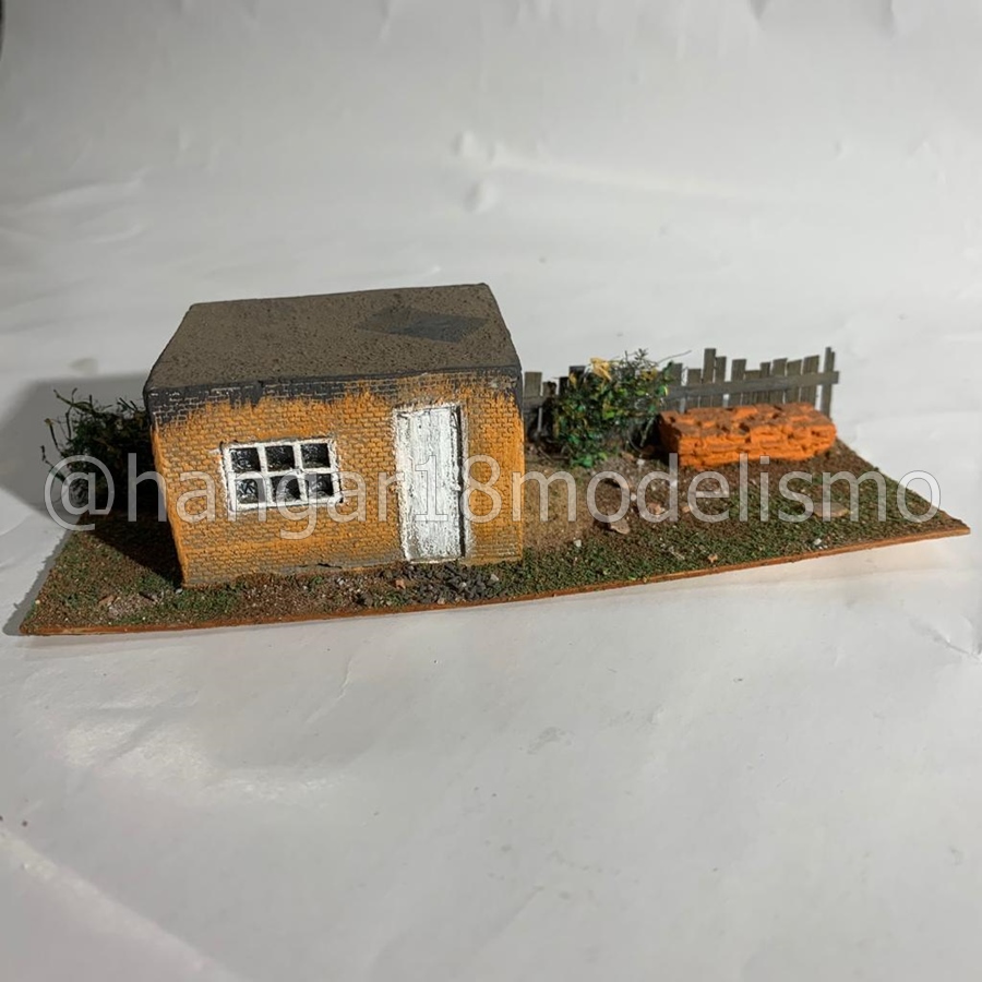 DIORAMA CASA EM CONSTRUÇÃO ESCALA HO (0091) ANJOLY