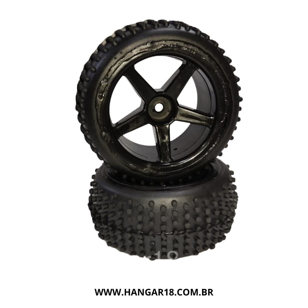 PNEU SINTEC XSARA 1/10 OFF ROAD RODA SPORT PRETA