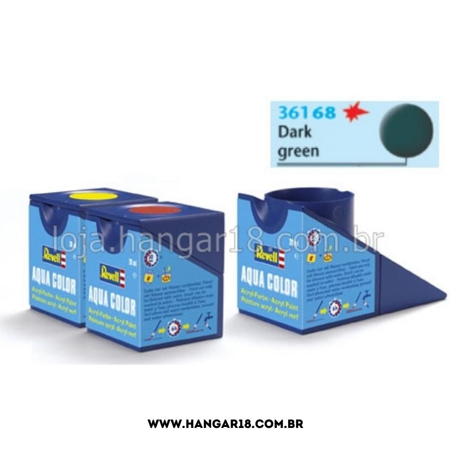 TINTA REVELL ACRILICA 36168 VERDE ESCURO RAF 14ML