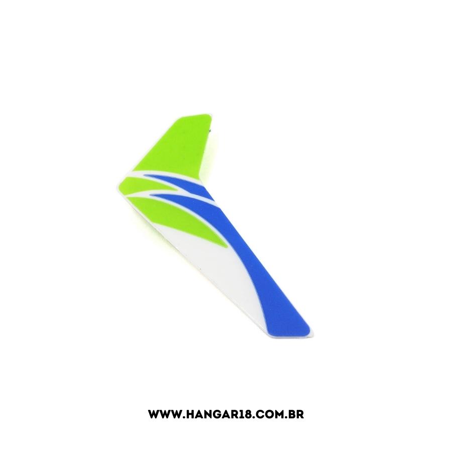 GREEN VERTICAL FIN WITH DECAL MCP X
