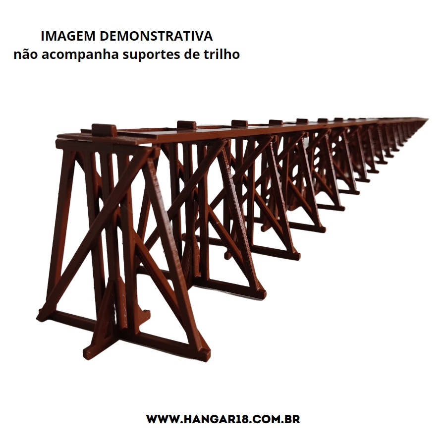 KIT PÉS 4º C RAMPA MODULAR  H18 ESC HO