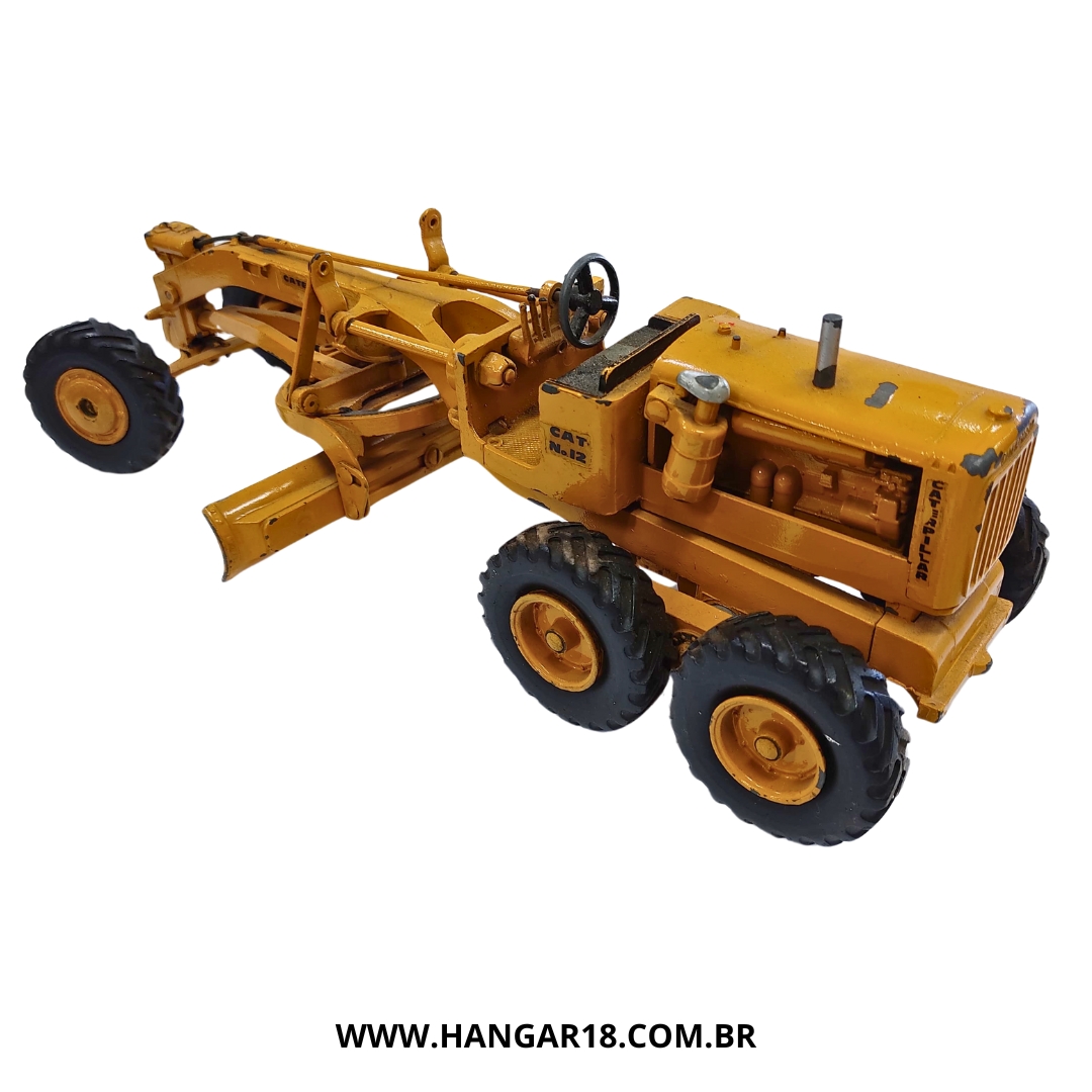 RARO ROAD GRADER #12 CAT MOTONIVELADORA 1:24 REUHL