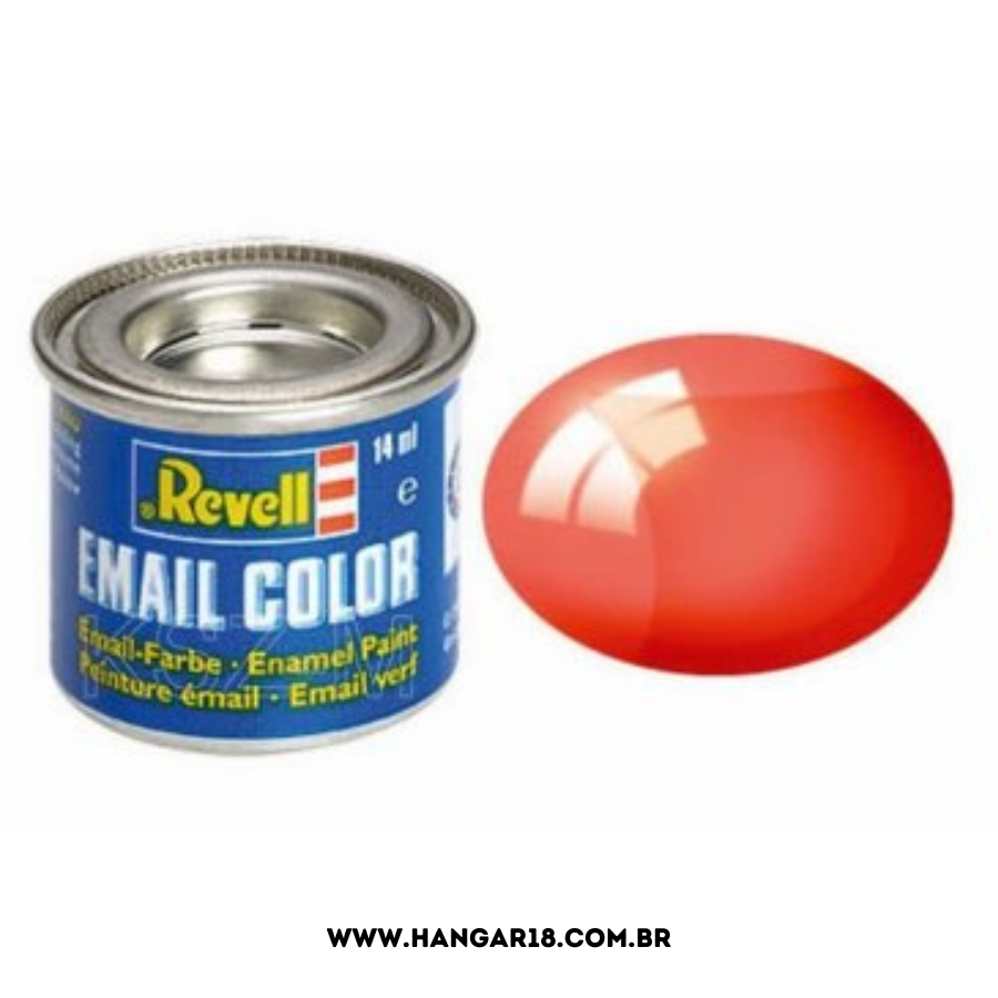TINTA REVELL ESMALTE 32731VERMELHOTRANSPARENTE14ML