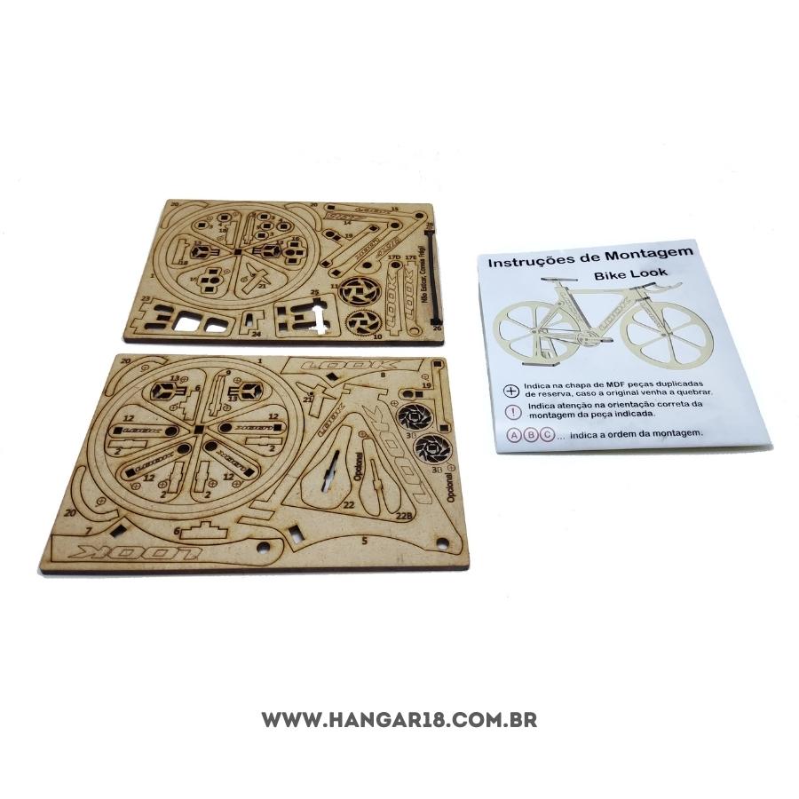 BIKE LOOK 1:8 MOVIMENTOS REAIS DESMONTADA MDF