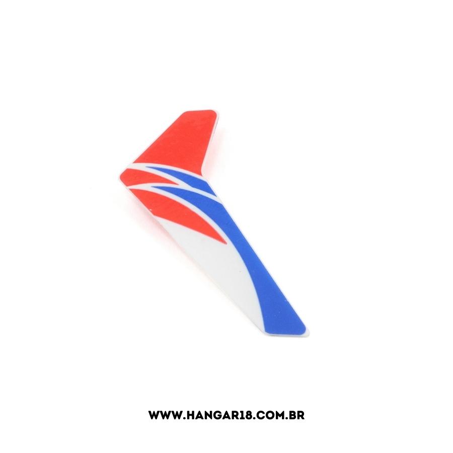 RED VERTICAL FIN WITH DECAL MCP X