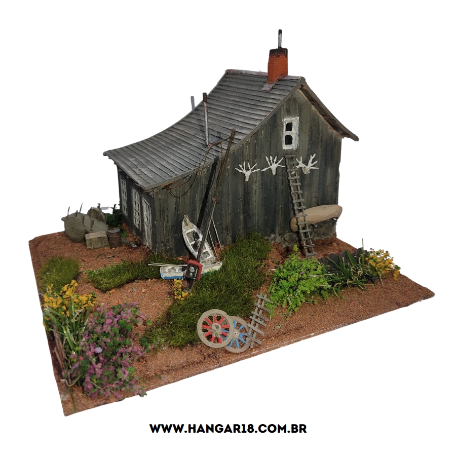 DIORAMA CASA DE PESCADOR ESCALA HO (0085) ANJOLY