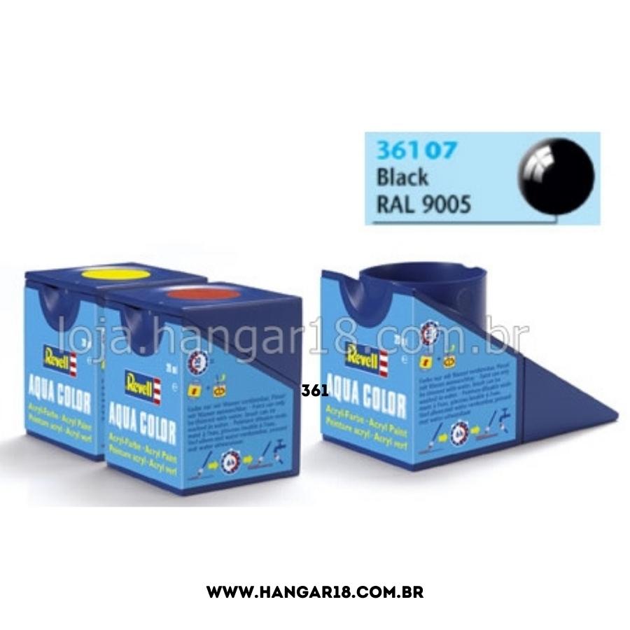 TINTA REVELL ACRILICA 36107 PRETO BRILHO 14ML