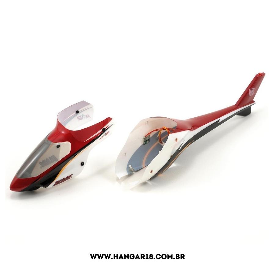 CARENAGEM COMPLETA VERMELHA C/ LED BLADE BMCX2
