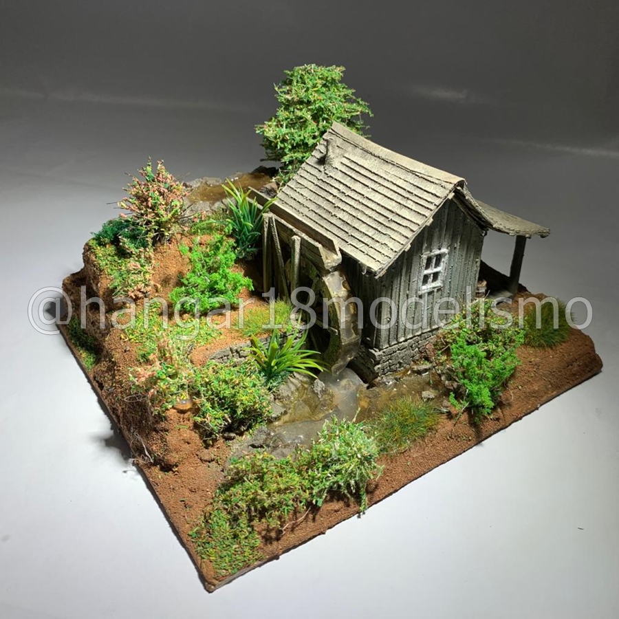 DIORAMA CASA MOINHO D´ÁGUA ESCALA HO (0086) ANJOLY