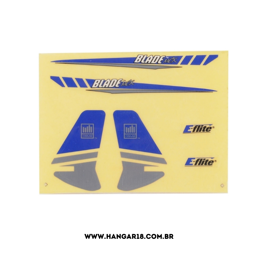DECAL SHEET BLUE/SILVER GRAPHICS BMCX