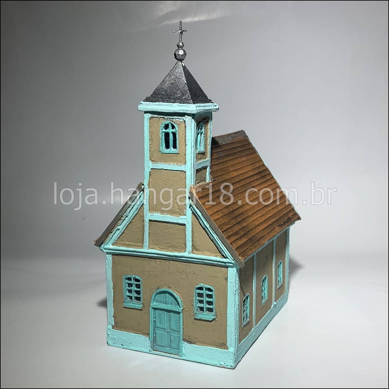 IGREJA MARROM E VERDE (0151) ESCALA HO ANJOLY