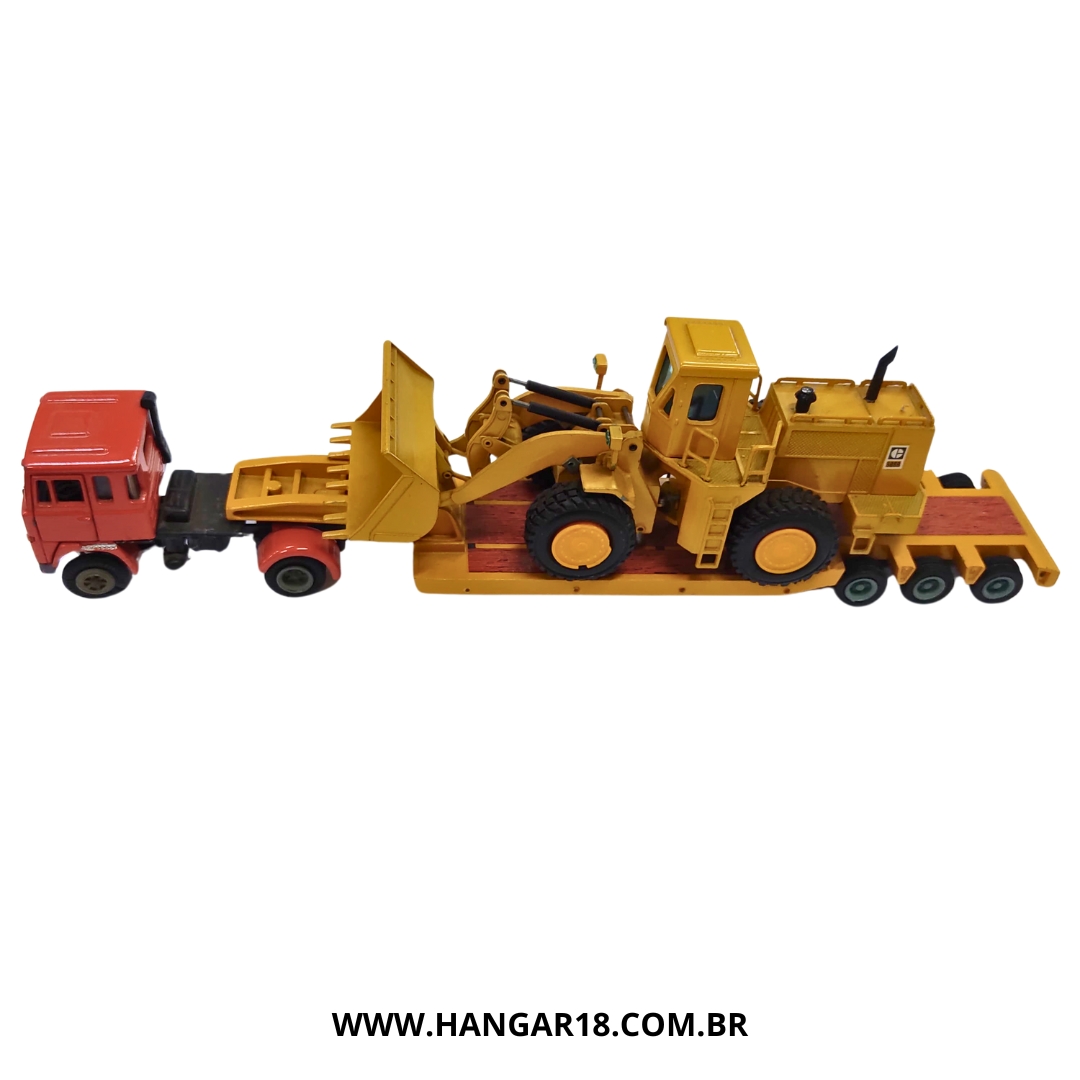 CAMINHÃƒO SCANIA LK-141 1:50 ARPRA COM TRATOR CAT
