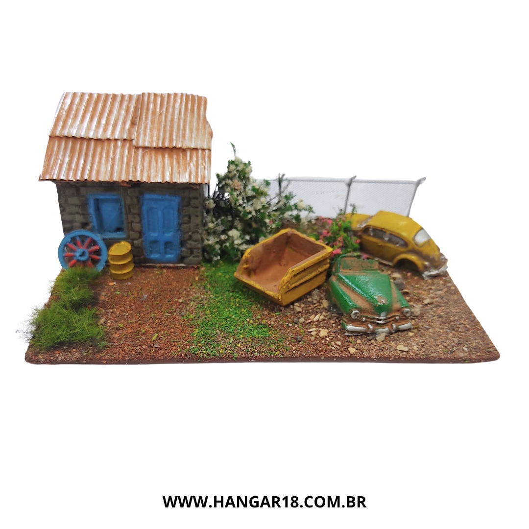 DIORAMA FERRO VELHO (0586)  ESCALA HO  ANJOLY