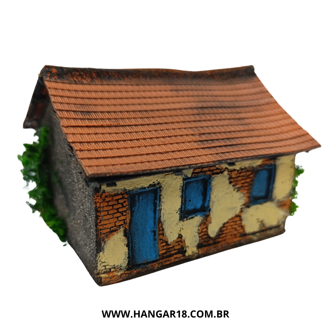 CASA DE CAMPO EM RUINAS  (0104) ESCALA HO ANJOLY