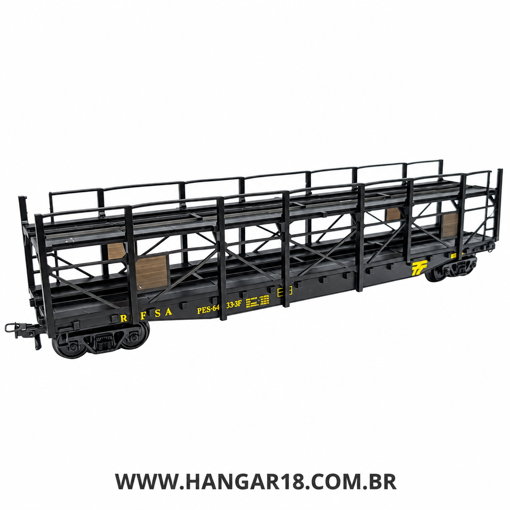 VAGÃO CEGONHA PLATAFORMA RFFSA 2033 H18
