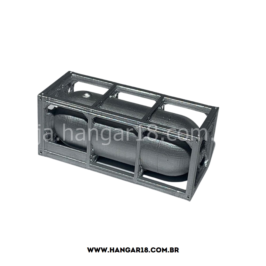 CONTAINER 20" TANQUE H18 ESCALA 1/87  HO
