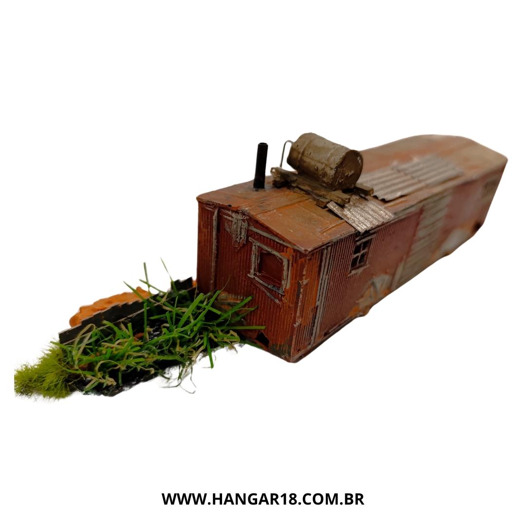DIORAMA VAGÃO MORADIA (0410) ESCALA HO ANJOLY