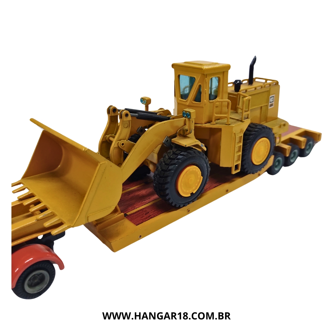 CAMINHÃƒO SCANIA LK-141 1:50 ARPRA COM TRATOR CAT