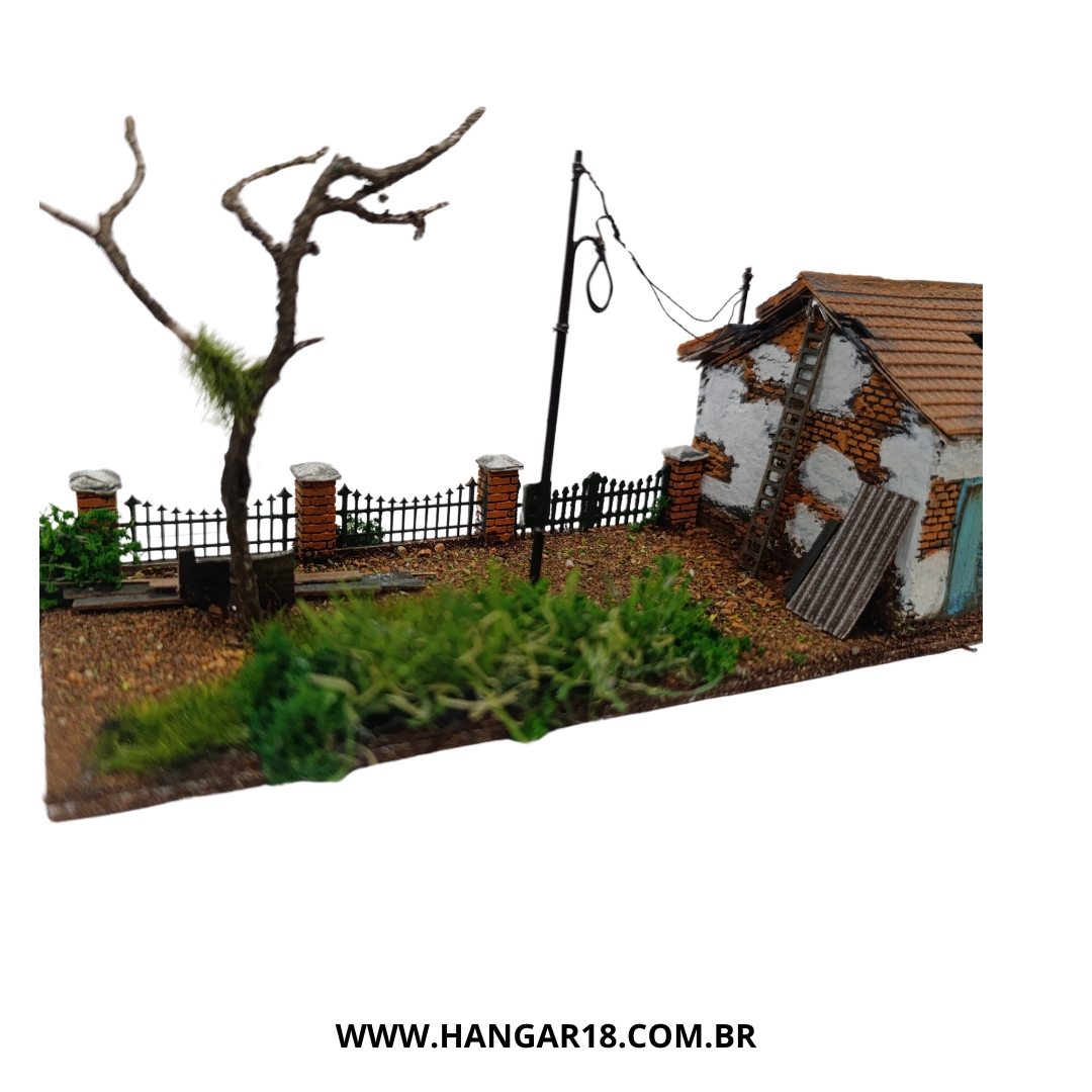 DIORAMA CASA ABANDONADA  (736) ESC HO ANJOLY