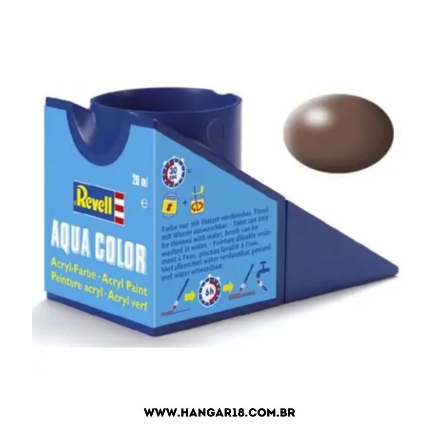 TINTA REVELL ACRILICA 36381 MARROM ACETINADO 14ML
