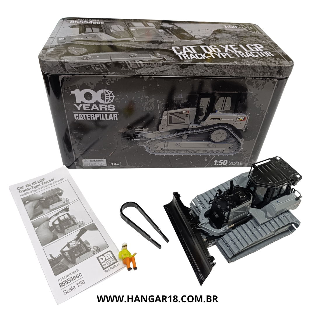 TRATOR CATERPILLAR D6 XE LGP 100 ANOS 1:50