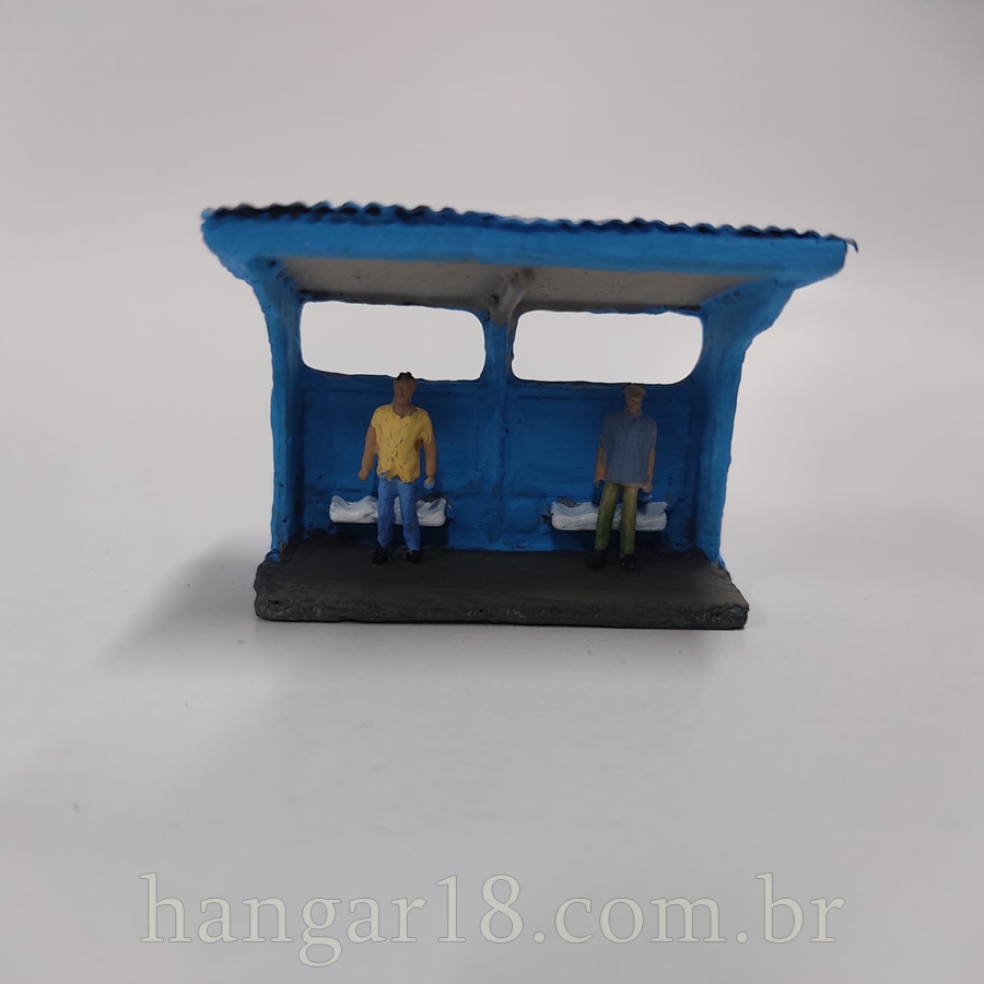 PONTO DE ONIBUS AZ 2 PESSOAS (0378) ESC HO ANJOLI