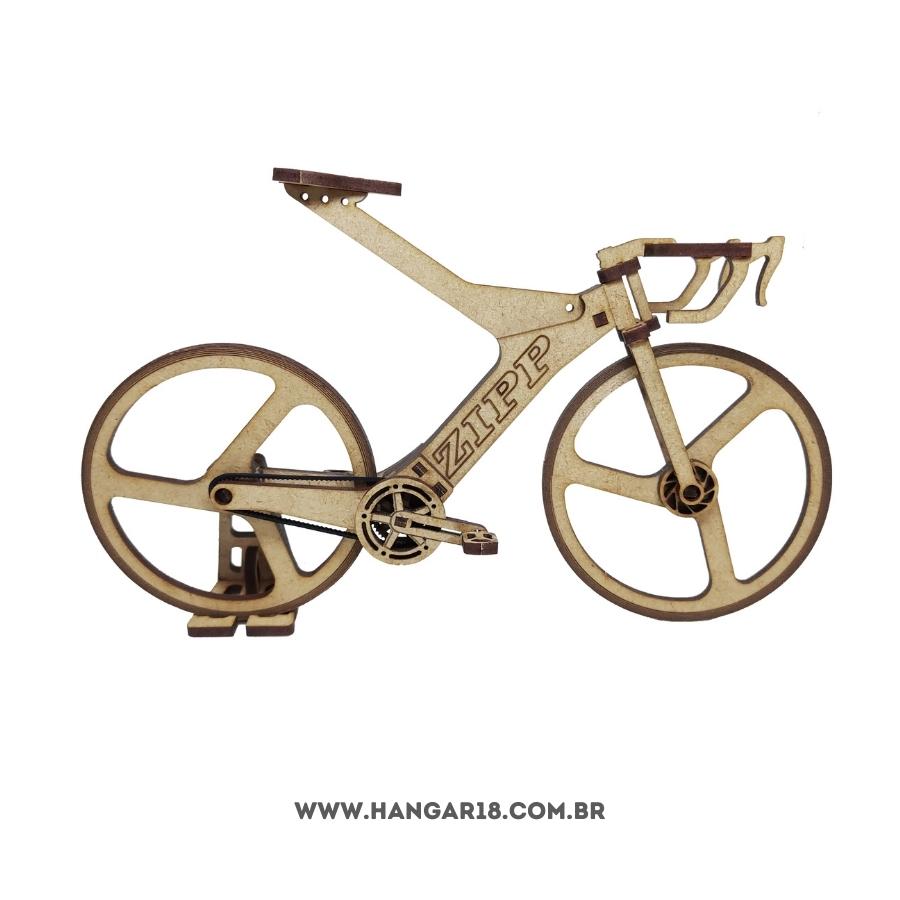 BIKE ZIP 1:8 MOVIMENTOS REAIS DESMONTADA MDF