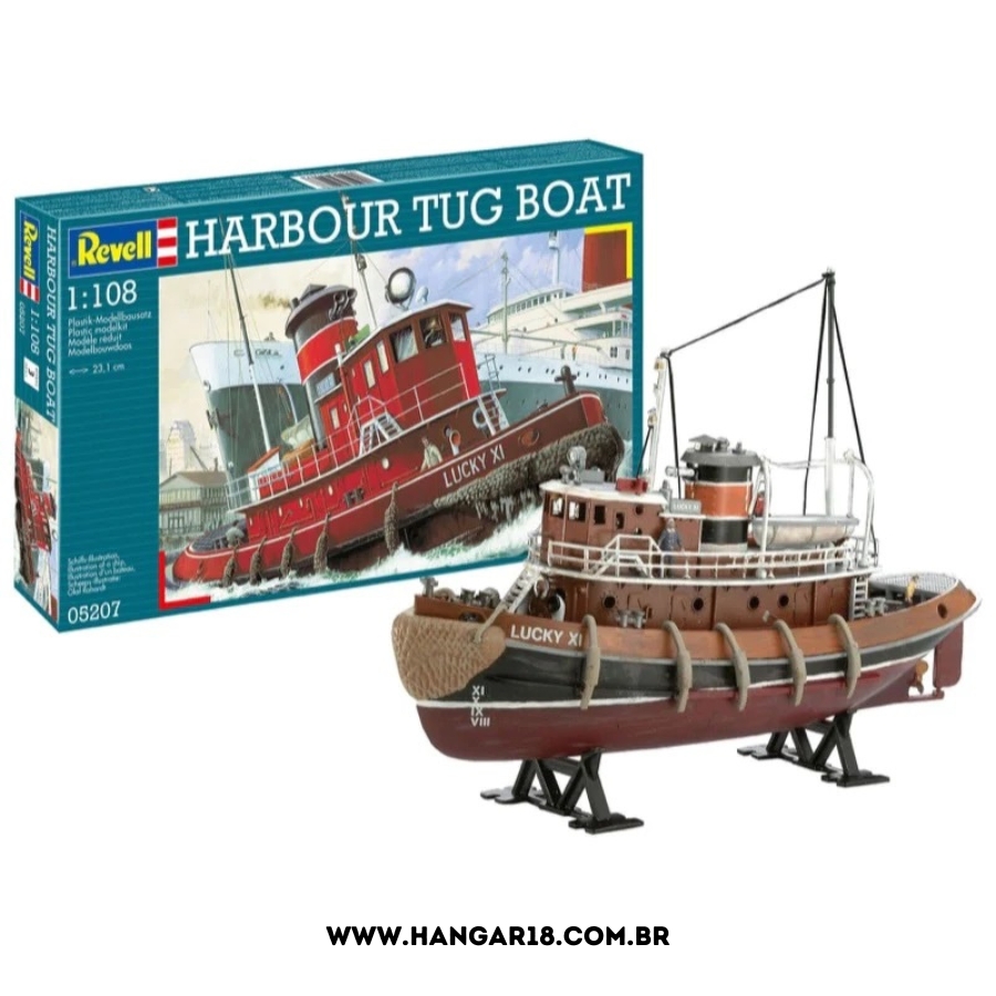 KIT P/ MONTAR HARBOUR TUG 1:108 REV05207 REVELL