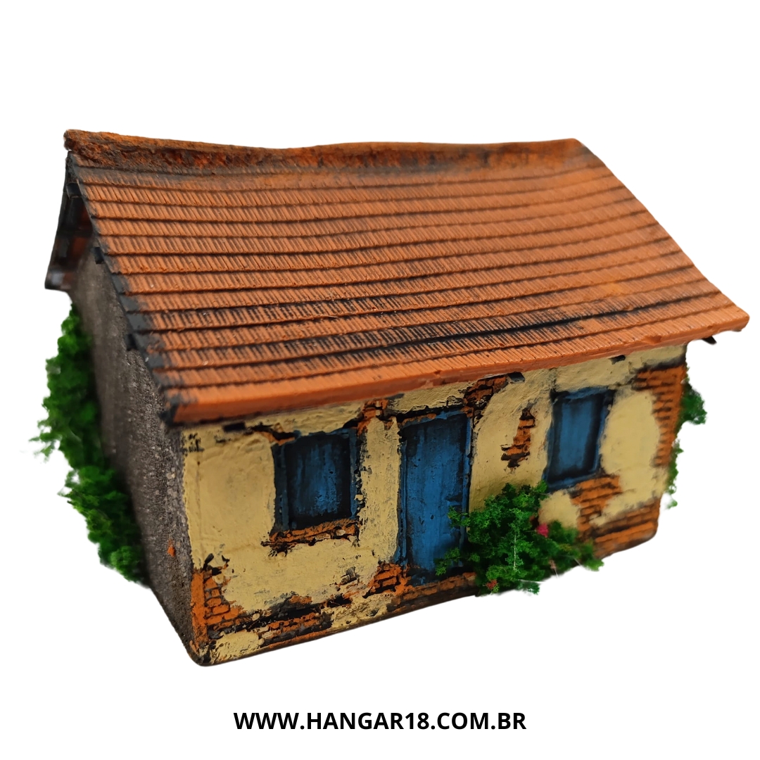 CASA DE CAMPO EM RUINAS  (0104) ESCALA HO ANJOLY