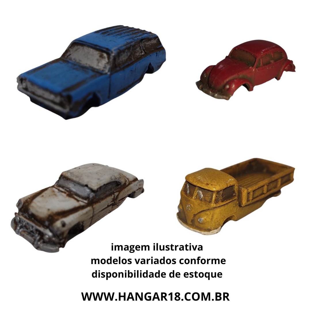 CARROS FERRO VELHO  4UND (0608) ESCALA HO ANJOLI