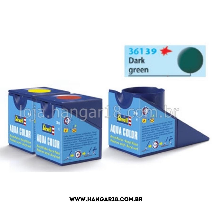 TINTA REVELL ACRILICA 36139 VERDE ESCURO FOSCO 14M