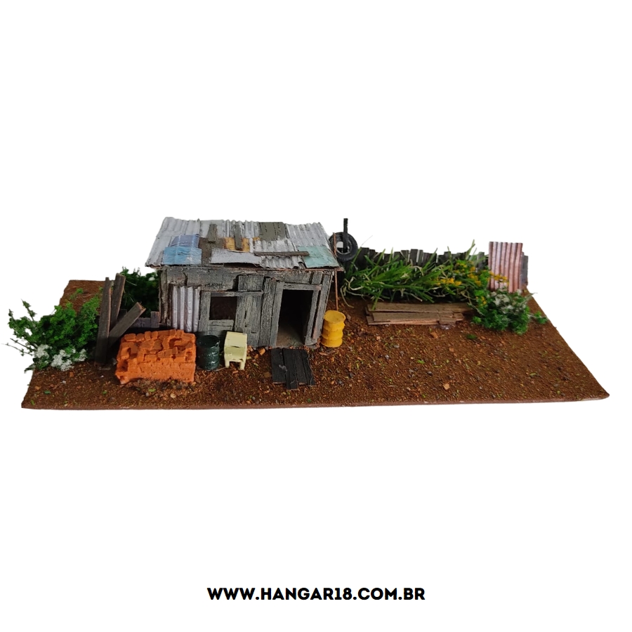 DIORAMA CASA DE MADEIRA (0507) ESC HO ANJOLY