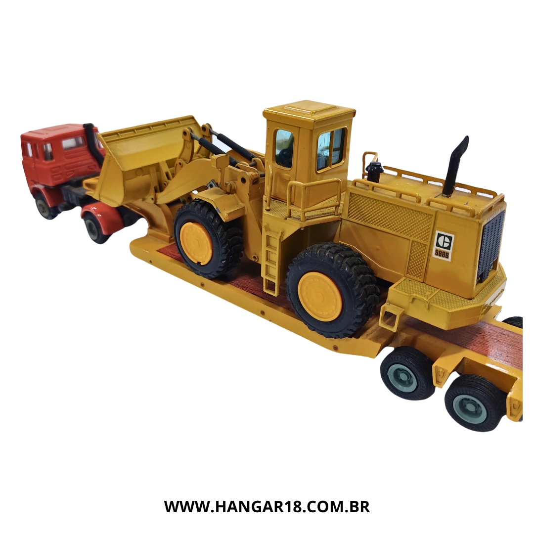 CAMINHÃƒO SCANIA LK-141 1:50 ARPRA COM TRATOR CAT