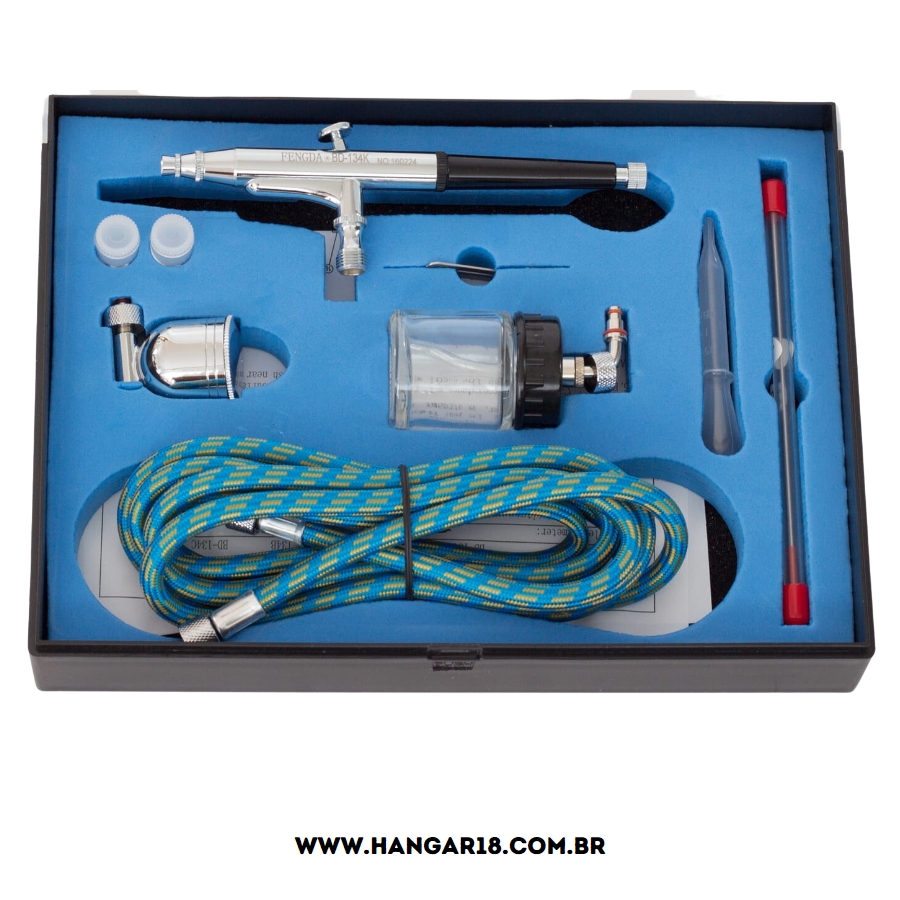 Aerógrafo Double Action BD-134K C/ MANGUEIRA