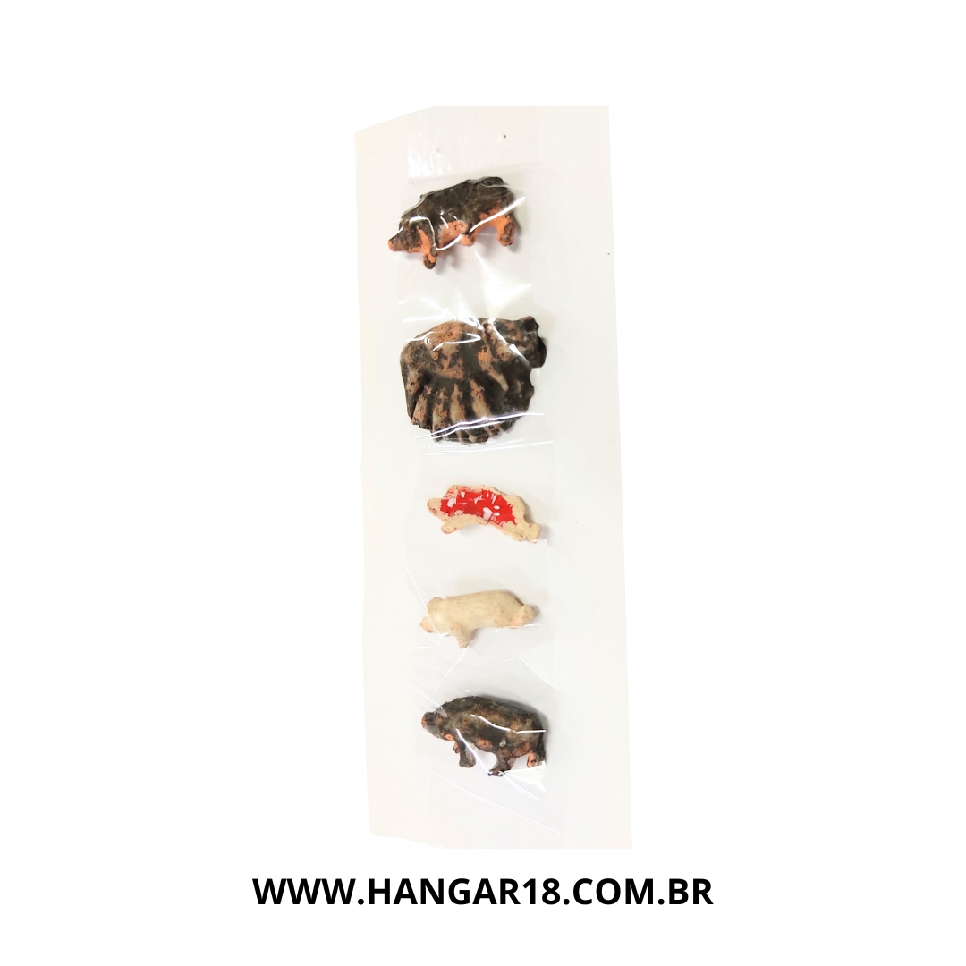 ANIMAIS SORTIDOS B  (0680) ESCALA HO ANJOLY