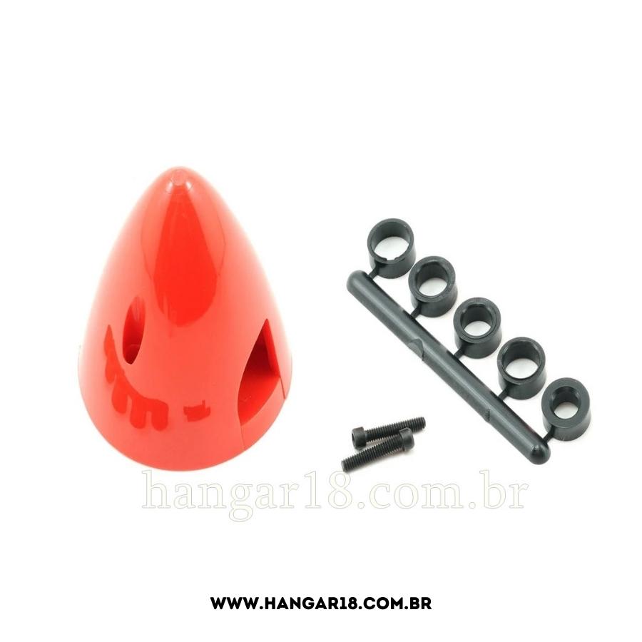 SPINNER 1-3/4" DIA VERMELHO DUBRO DUB268