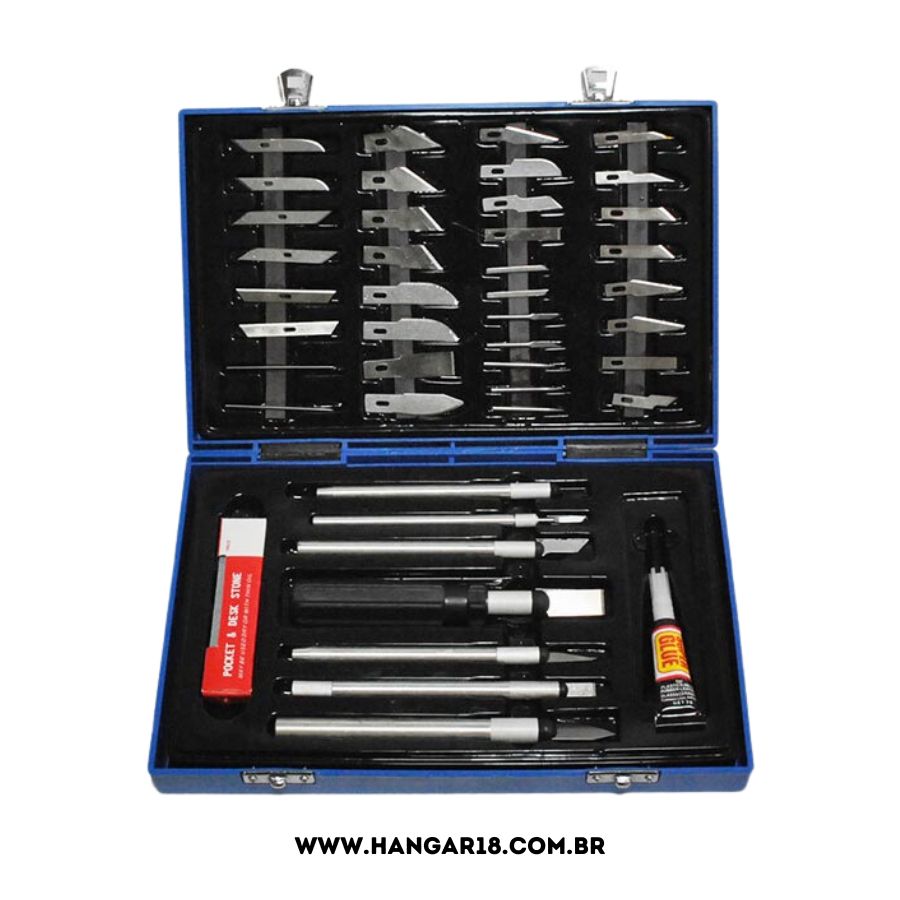 GRAVER, CONJUNTO DE ESTILETES P/ MATERIAIS LEVES