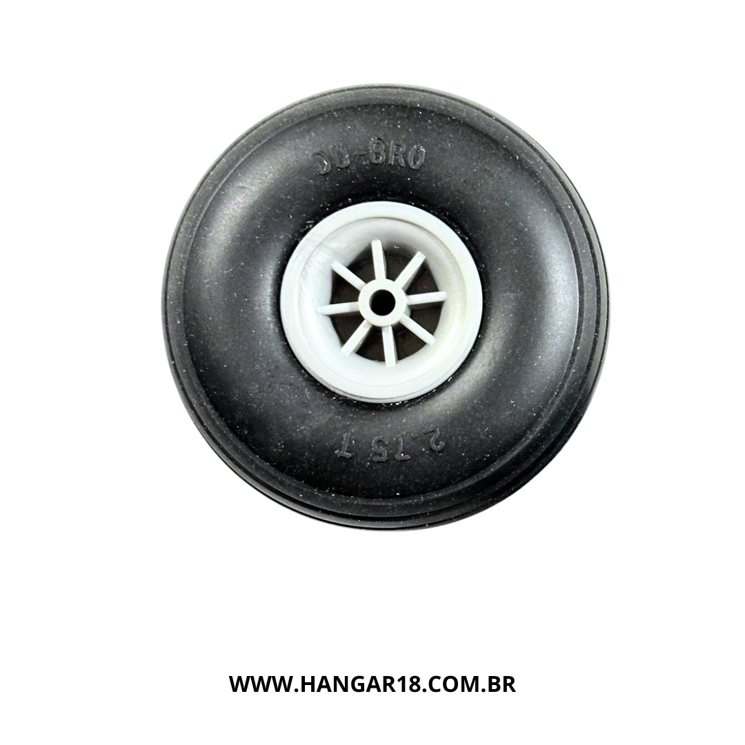 RODA BORRACHA 2-3/4" DUBRO UNITARIO