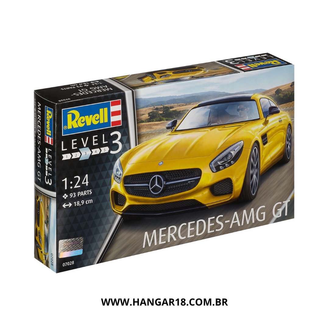 MERCEDES AMG GT KIT P/ MONTAR 1/24 REVELL 07028