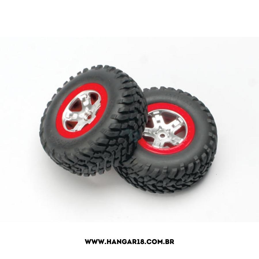 TIRES & WHEELS ASSEMBLED RED REAR
