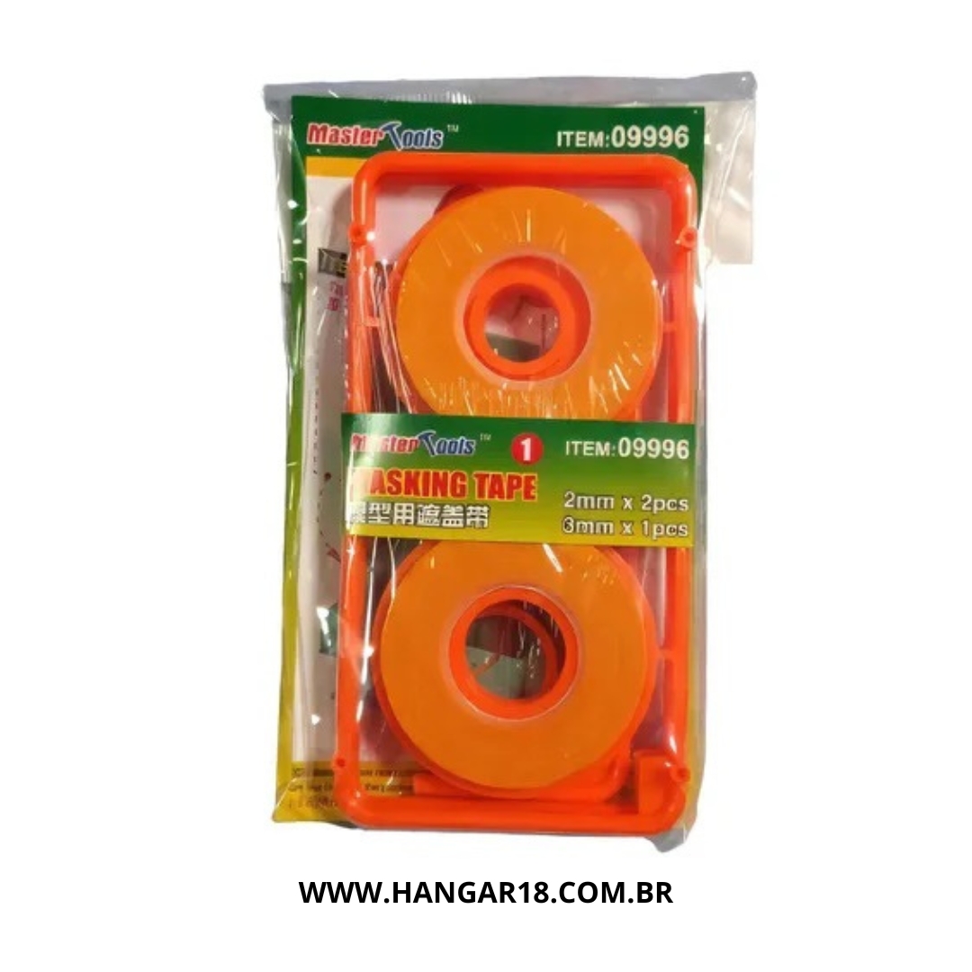 FITA DE MASCARAMENTO 2 E 3MM MASTER TOOLS 09996