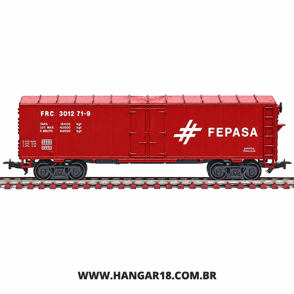 VAGÃO FECHADO FEPASA 2024