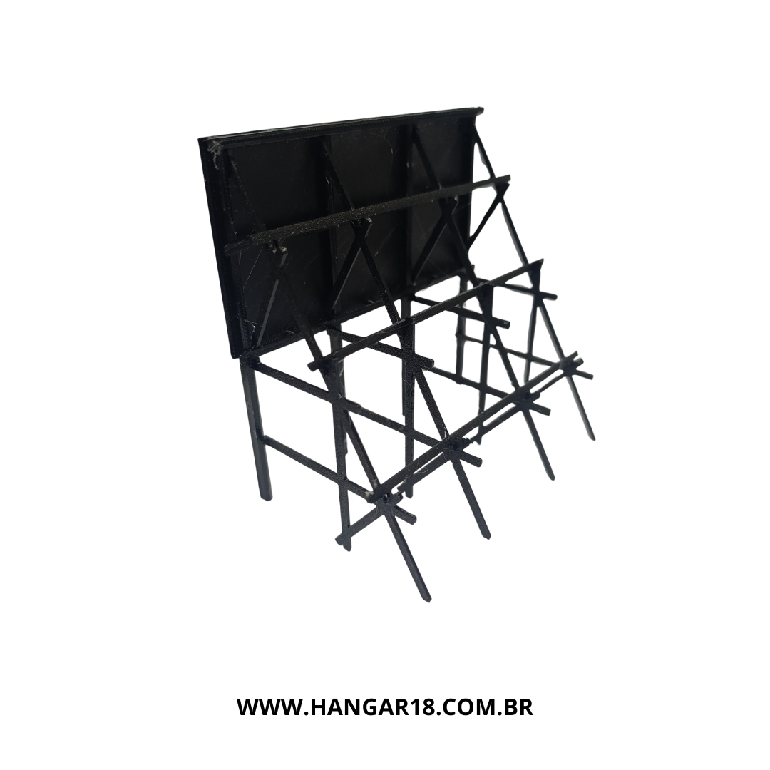 OUTDOOR PRETO ESCALA HO