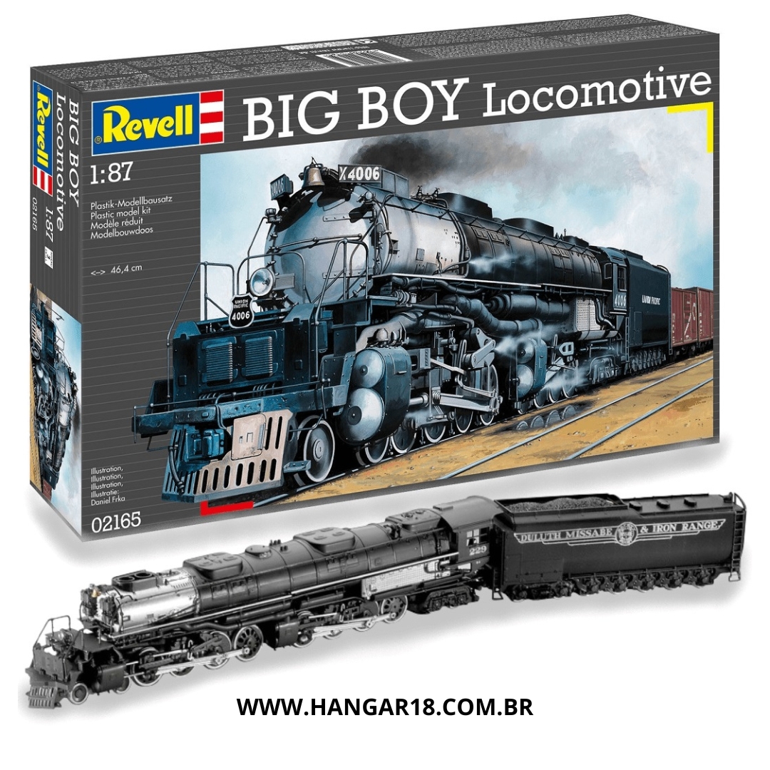 LOCOMOTIVA P/ MONTAR BIG BOY 1/87 REVELL 02165