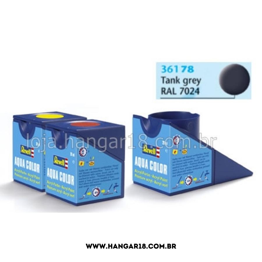 TINTA REVELL ACRILICA 36178 CINZA TANQUE FOSCO14ML