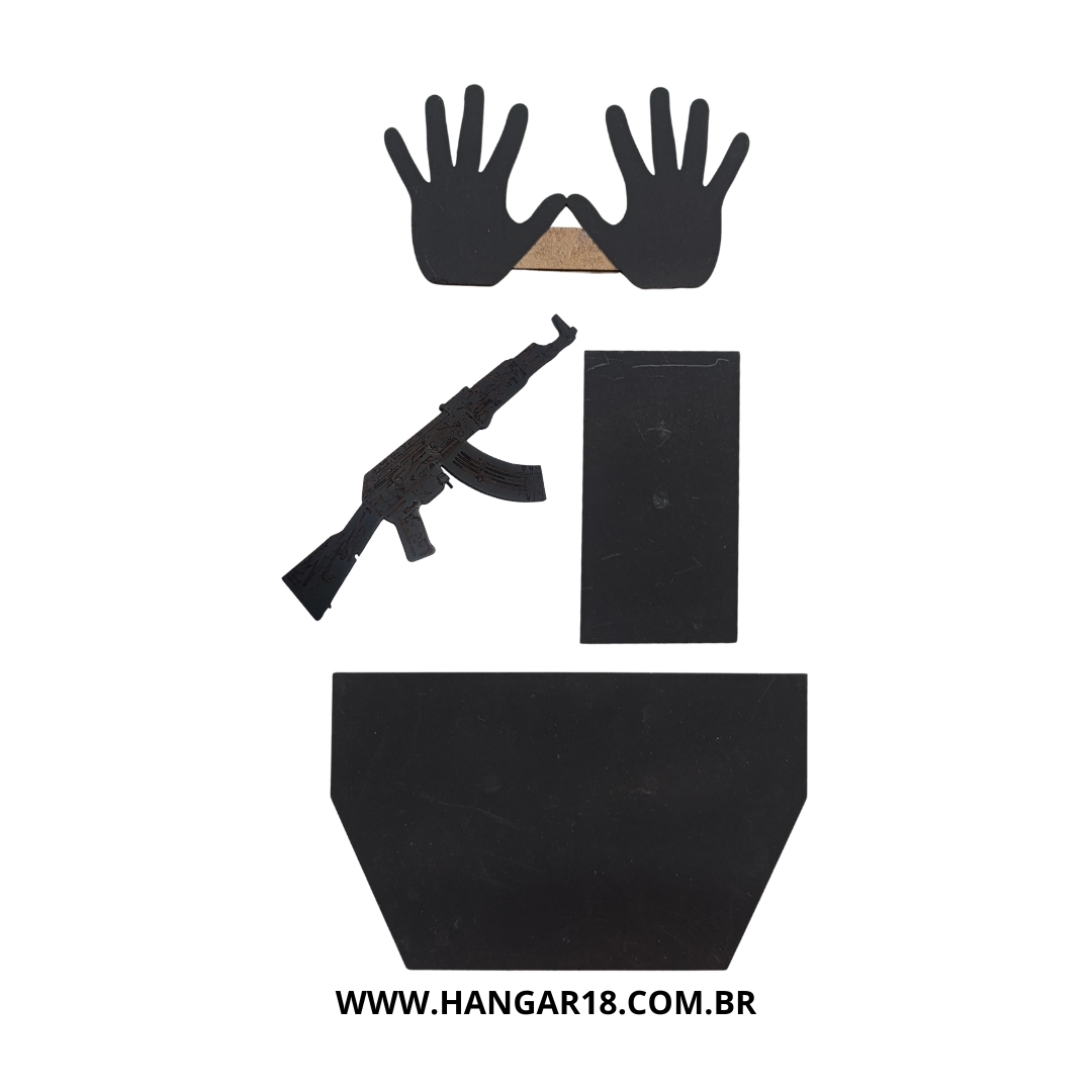 KIT ACESSORIOS ALVO MAGNETICO LNTD