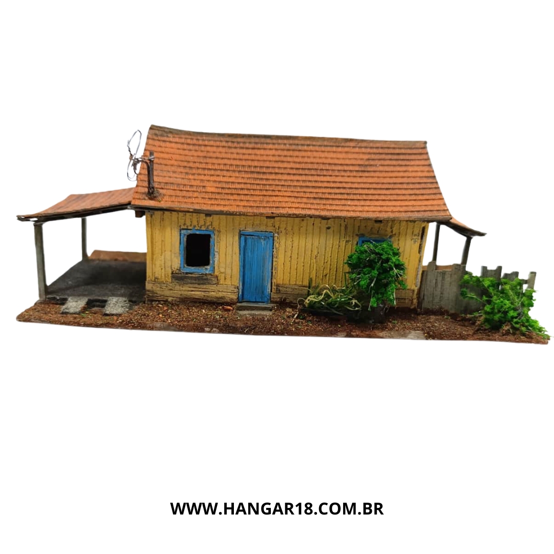 DIORAMA CASA DE MADEIRA (790) ESCALA HO ANJOLY
